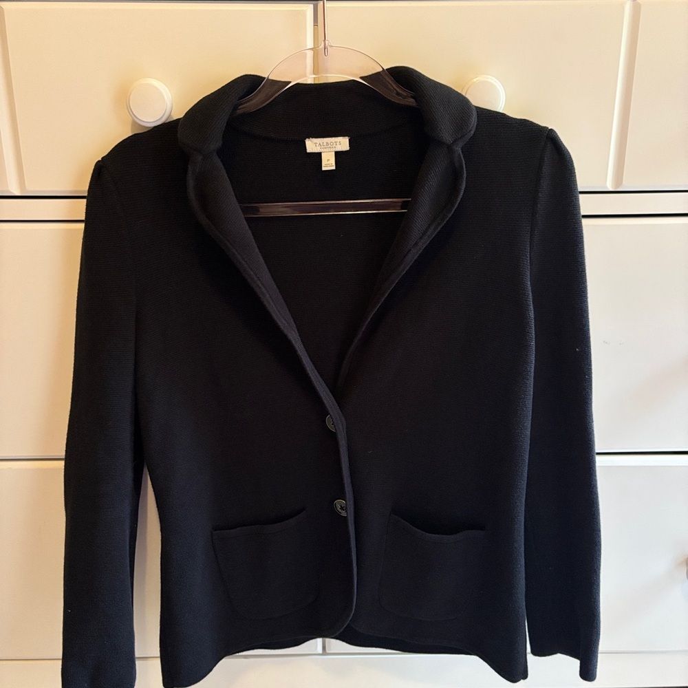 Talbots Classic Black Blazer